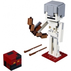 Lego Minecraft BigFig - Szkielet z kostką magmy 21150