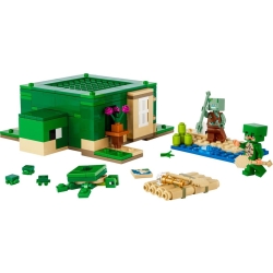 Lego Minecraft Domek na plaży żółwi 21254