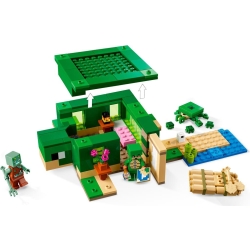 Lego Minecraft Domek na plaży żółwi 21254