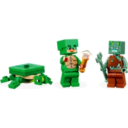 Lego Minecraft Domek na plaży żółwi 21254