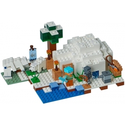 Lego Minecraft Igloo niedźwiedzia polarnego 21142