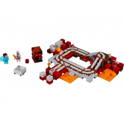 Lego Minecraft Linia kolejowa w Netherze 21130