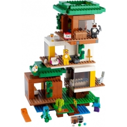 Lego Minecraft Nowoczesny domek na drzewie 21174