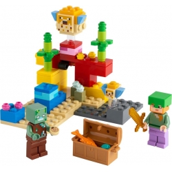 Lego Minecraft Rafa koralowa 21164