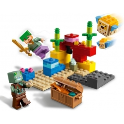 Lego Minecraft Rafa koralowa 21164