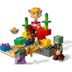 Lego Minecraft Rafa koralowa 21164