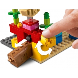 Lego Minecraft Rafa koralowa 21164