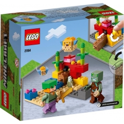 Lego Minecraft Rafa koralowa 21164