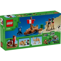 Lego Minecraft Rejs statkiem pirackim 21259