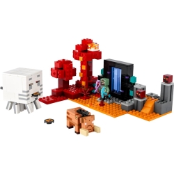 Lego Minecraft Zasadzka w portalu do Netheru 21255