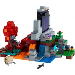 Lego Minecraft Zniszczony portal 21172