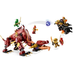 Lego Ninjago Lawowy smok zmieniający się w falę ognia 71793