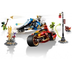 Lego Ninjago Motocykl Kaia i skuter Zane'a 70667