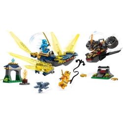 Lego Ninjago Nya i Arin - bitwa na grzbiecie małego smoka 71798