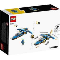 Lego Ninjago Odrzutowiec ponaddźwiękowy Jay’a EVO 71784