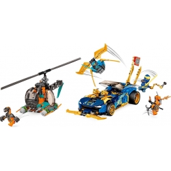 Lego Ninjago Wyścigówka EVO Jaya i Nyi 71776