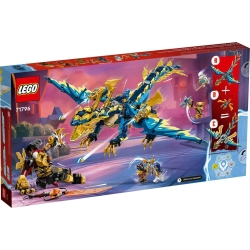 Lego Ninjago Smok żywiołu kontra mech cesarzowej 71796