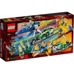 Lego Ninjago Wyścigówki Jaya i Lloyda 71709