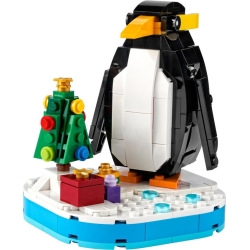 Lego Seasonal Bożonarodzeniowy pingwin 40498
