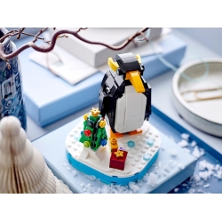 Lego Seasonal Bożonarodzeniowy pingwin 40498