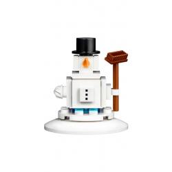 Lego Seasonal Kultowa świąteczna ozdoba z bałwanem 853670