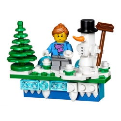 Lego Seasonal Kultowy świąteczny magnes 853663