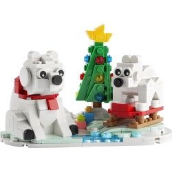 Lego Seasonal Zimowe niedźwiedzie polarne 40571