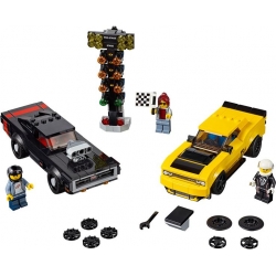 Lego Speed Champions 2018 Dodge Challenger SRT Demon oraz 1970 Dodge Charger R/T 75893