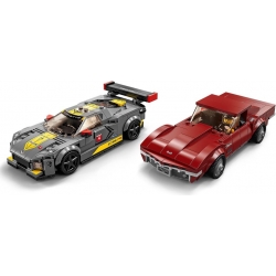 Lego Speed Champions Samochód wyścigowy Chevrolet Corvette C8.R i 1968 Chevrolet Corvette 76903