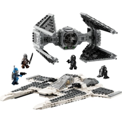 Lego Star Wars Mandaloriański myśliwiec Fang Fighter kontra TIE Interceptor™ 75348