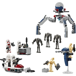 Lego Star Wars Zestaw bitewny z żołnierzem armii klonów™ i droidem bojowym™ 75372