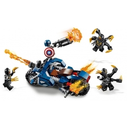 Lego Super Heroes Kapitan Ameryka: atak Outriderów 76123