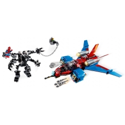 Lego Super Heroes Pajęczy odrzutowiec kontra mech Venoma 76150