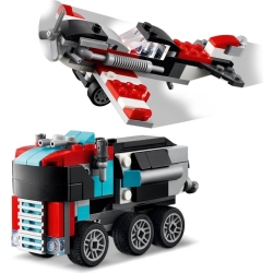 Lego Creator Ciężarówka z platformą i helikopterem 31146