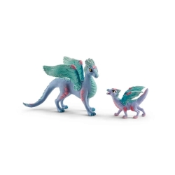 Schleich Bayala Kwiecisty Smok Mama i Dziecko 70592