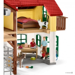 Schleich Farm World Dom wiejski ze stajnią i zwierzętami 42407