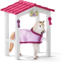 Schleich Horse Club Boks stajenny z klaczą rasy Lusitano 42368