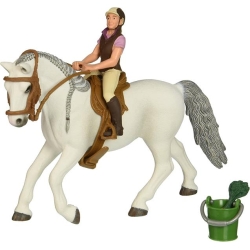 Schleich Horse Club Jeździec Pokazowy z Klaczą Lipicańską 41433