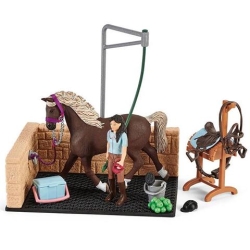 Schleich Horse Club Myjnia dla koni Emily i Luna 42438