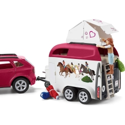 Schleich Horse Club Samochód z przyczepą dla konia 42535