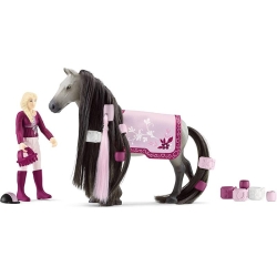 Schleich Horse Club Sofia’s Beauties Koń z włosami do stylizacji Zestaw startowy Sofia i Dusty 42584