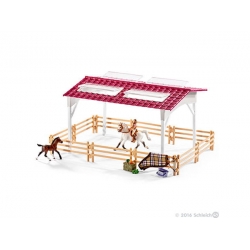 Schleich Horse Club Stajnia Biało Różowa 42344