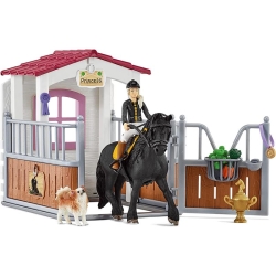 Schleich Horse Club Zagroda dla koni Tori i Princess 42437