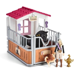 Schleich Horse Club Zagroda dla koni Tori i Princess 42437