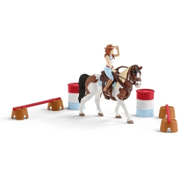 Schleich Horse Club Zestaw do jazdy westernowej Hannah 42441