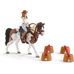 Schleich Horse Club Zestaw do jazdy westernowej Hannah 42441