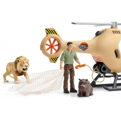 Schleich Helikopter ratunkowy dla zwierząt - Wild Life 42476