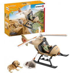 Schleich Helikopter ratunkowy dla zwierząt - Wild Life 42476