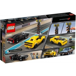 Lego Speed Champions 2018 Dodge Challenger SRT Demon oraz 1970 Dodge Charger R/T 75893